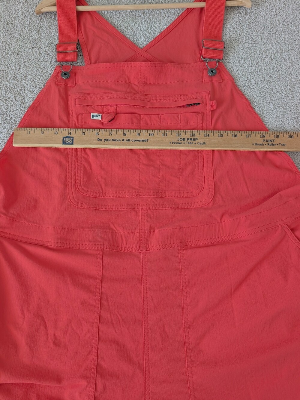 Duluth Trading Women's Heirloom Gardening Short Overalls Size 4X Outdoor - Picture 9 of 15